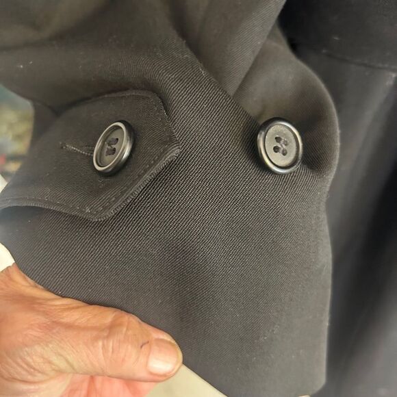 Trench coat unisex 100%wool made in Portugal xxl women’s or mens Large - Picture 12 of 13